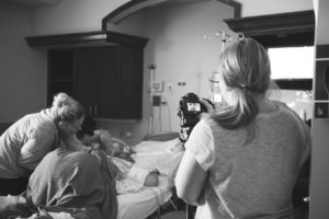 behind the scenes birth photographer